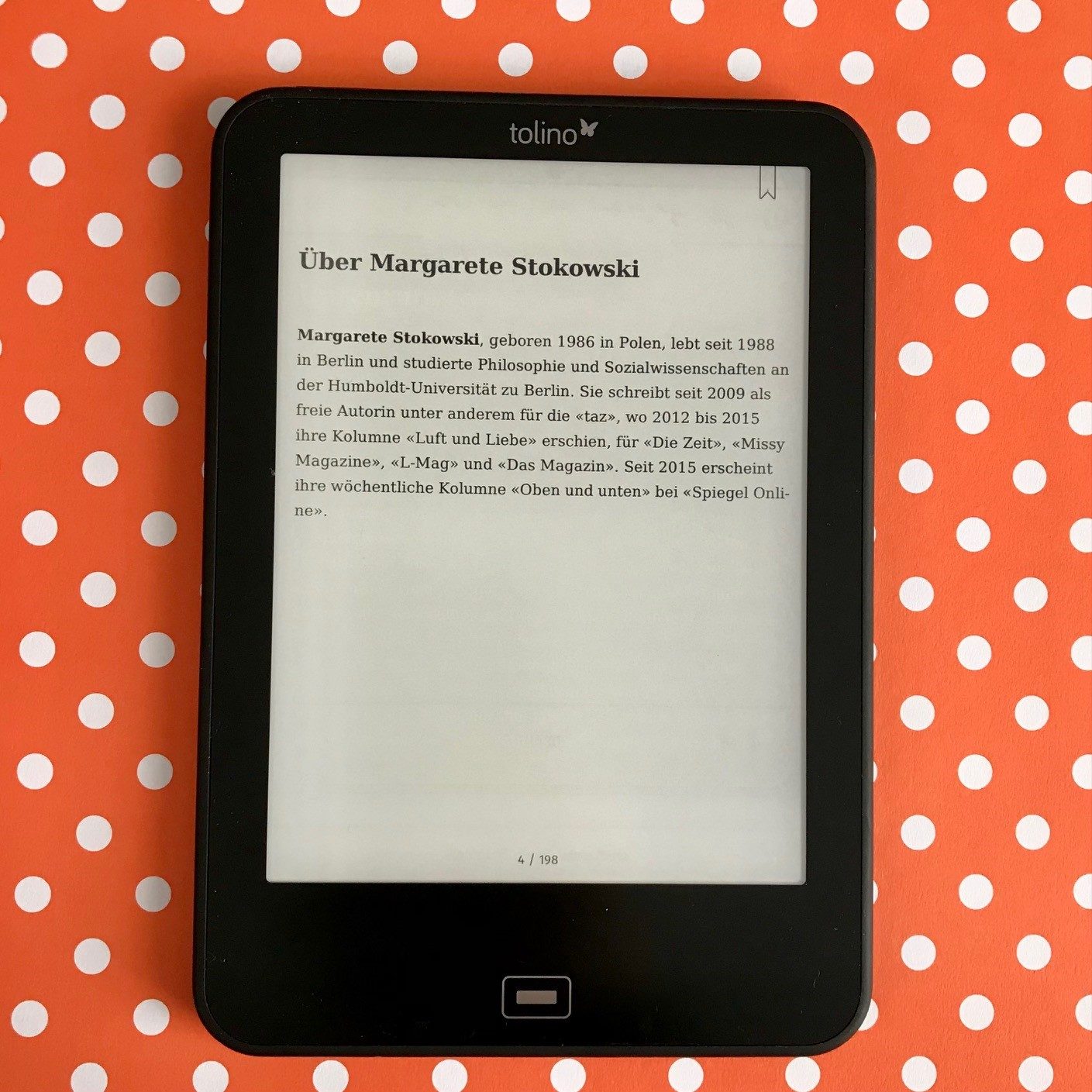 untenrum frei von margarete stokowski
